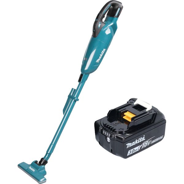 Aspiratore A Batteria Makita Dcl 283 FF1 18 V 0,73 L Brushless + 1X Batteria Ricaricabile 3,0 Ah - Senza Caricabatterie-image