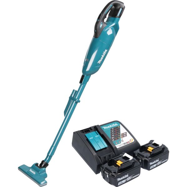 Aspiratore A Batteria Makita Dcl 283 Frf 18 V 0,73 L Brushless + 2X Batteria 3,0 Ah + Caricabatterie-image
