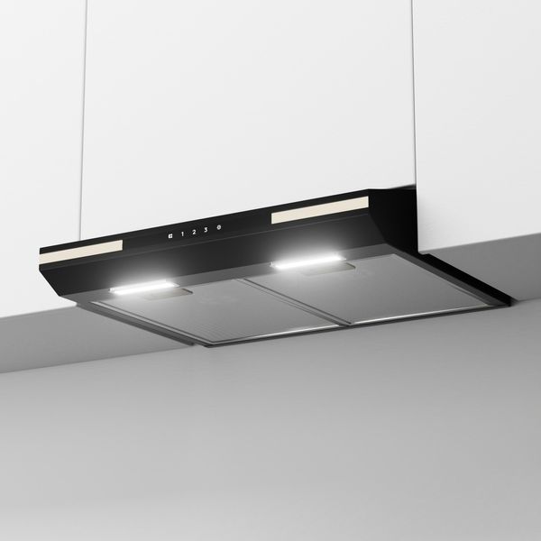 Cappa Sottopensile A+ 330 M³/H, 60 Cm Cappa Aspirante Da Incasso, Touch Control, Motore Dc Ricircolo/Aspirazione VM6921B-image