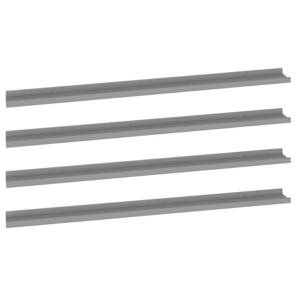 Syfax™ Mensole Da Parete 4 Pz Grigie 115X9X3 Cm-image