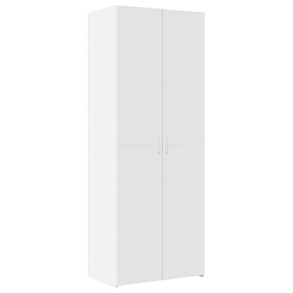 Syfax™ Credenza Bianca 70X42,5X185 Cm In Legno Ingegnerizzato-image