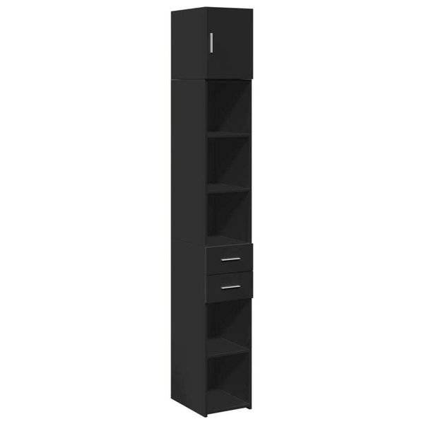 Syfax™ Mobile Sottile Nero 30X42,5X225 Cm In Truciolato-image