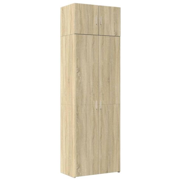Syfax™ Armadietto Rovere Sonoma 70X42,5X225 Cm In Legno Multistrato-image