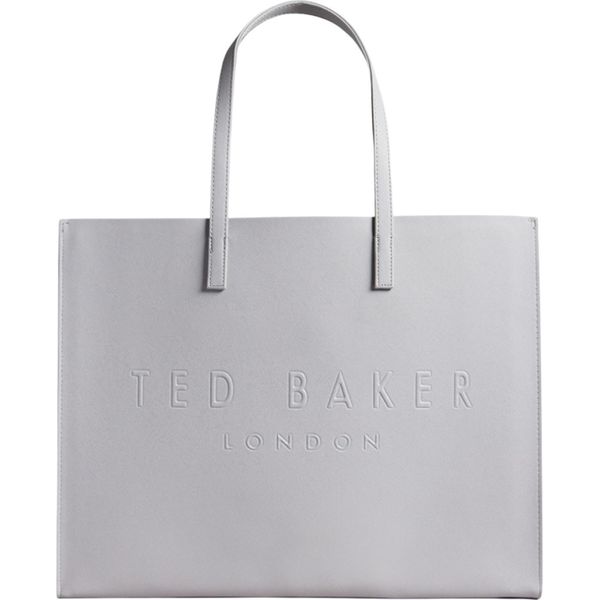 Ted Baker Borsa A Tracolla Sukicon Crosshatch East West Icon Bag Lt - Grey Grigio Chiaro-image