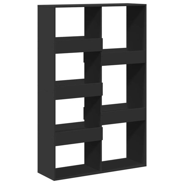 Syfax™ Libreria Nera 100X33X155,5 Cm In Legno Multistrato-image