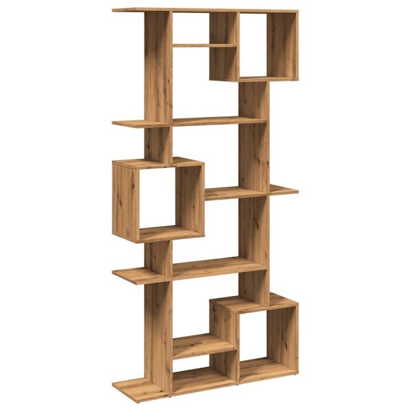 Syfax™ Libreria Rovere Artigianale 92X29X188 Cm In Legno Multistrato-image