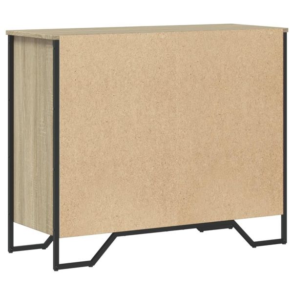 Syfax™ Cassettiera Rovere Sonoma 91X35,5X74,5 Cm In Truciolato-image
