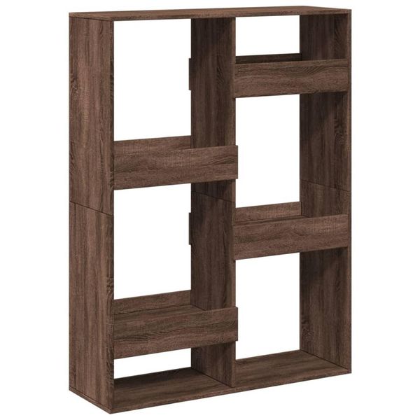 Syfax™ Libreria Rovere Marrone 100X33X135 Cm In Legno Multistrato-image