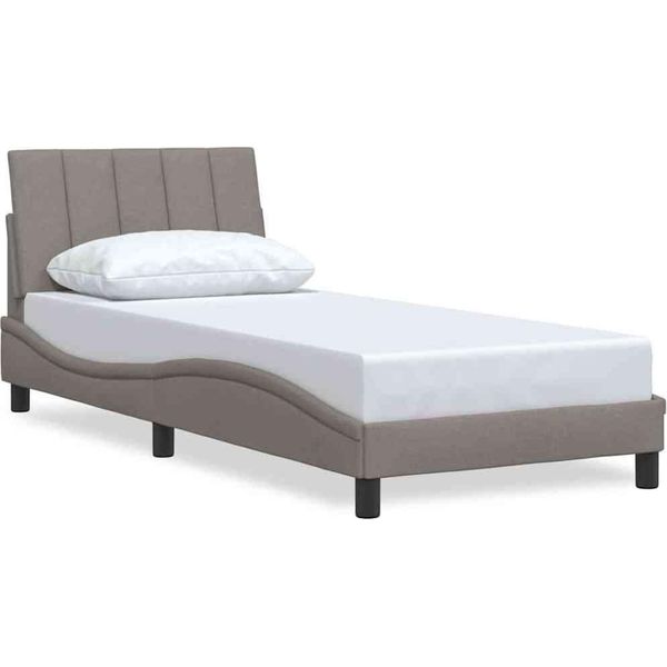 Syfax™ Giroletto Senza Materasso Hanko Tortora 80X200 Cm Tessuto-image