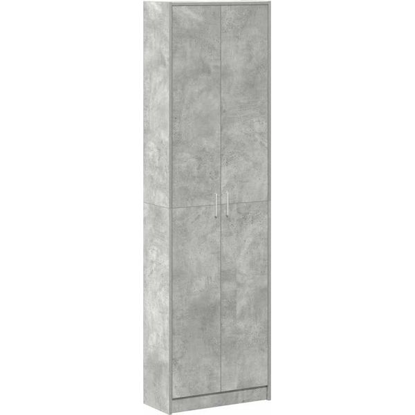 Syfax™ Guardaroba Grigio Cemento 55 X 25 X 189 Cm Legno Multistrato-image