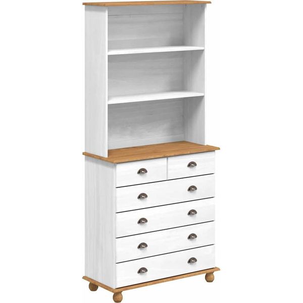 Syfax™ Gabbia Askim Bianco 91 X 40 X 200,5 Cm Pino Massello-image