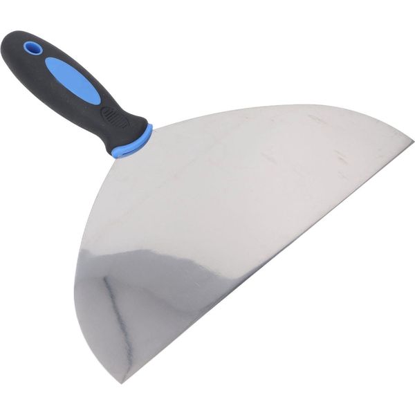 Raschietto Per Stucco In Acciaio Inox Carta Da Parati Vernice Decalcomanie Raschietto Per Intonaco Con Foro Di Sospensione Per La Riparazione Del Muro A Secco 10 Pollici-image