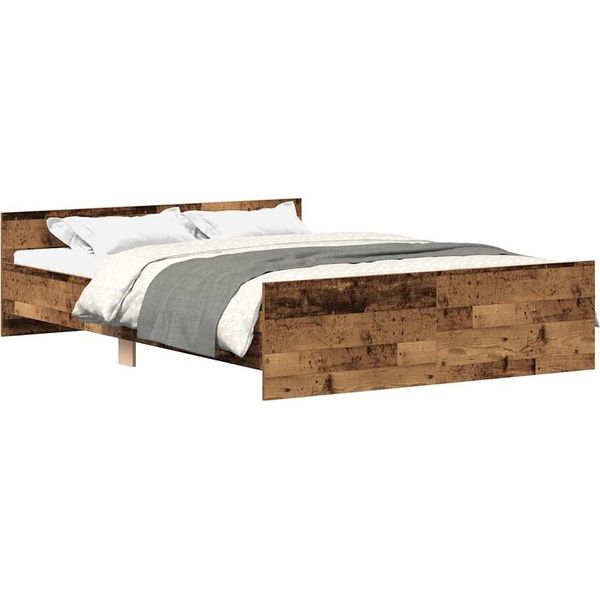 Syfax™ Giroletto Senza Materasso Legno Antico 140X190Cm In Truciolato-image