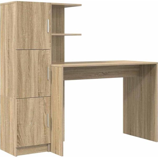 Syfax™ Scrivania 2 Pcs Rovere Sonoma-image