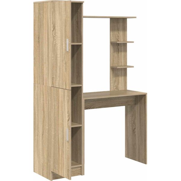 Syfax™ Scrivania 2 Pcs Rovere Sonoma-image
