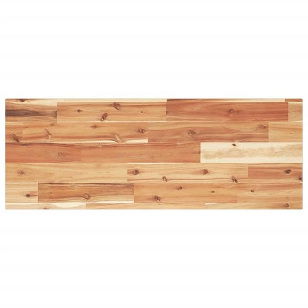 Syfax™ Ripiano A Parete 100X30X2Cm Legno Massello Acacia Rifinito Olio-image