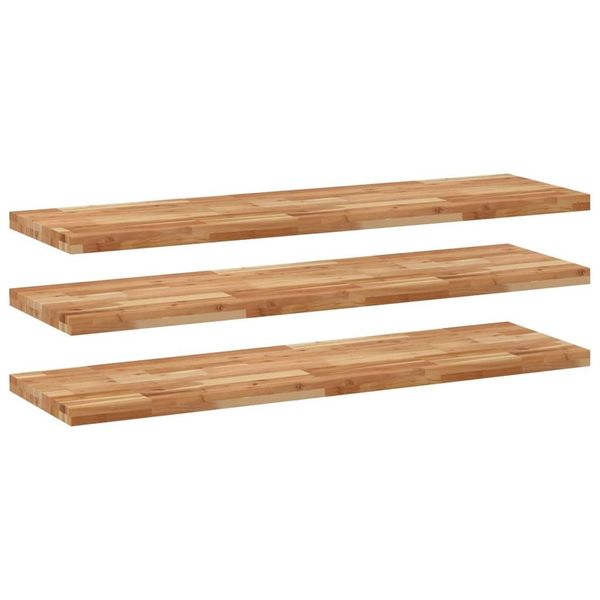 Syfax™ Mensole Da Parete 3 Pz 160X40X4 Cm Legno Acacia Rifinito A Olio-image