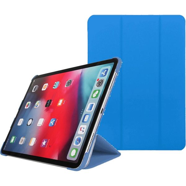 Pomologic Bookcase - Custodia Protettiva Per Ipad Air 4A/5A Generazione, Ipad Pro 11" 3A/4A Generazione (Blu)"-image