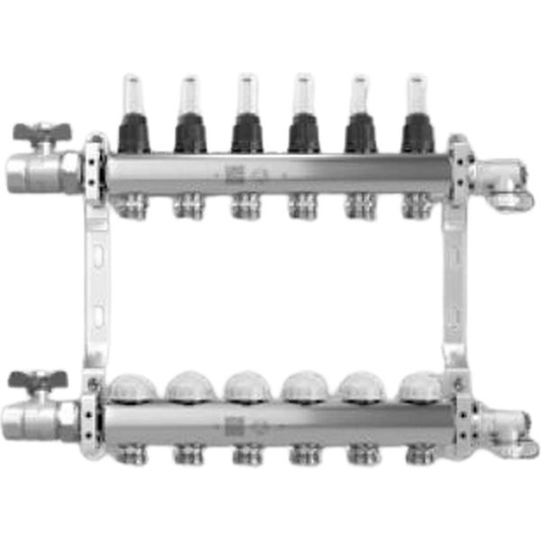 Vogel&Noot Floortec, Distributore In Acciaio Inox, Ol, 4 Circuiti Di Riscaldamento-image