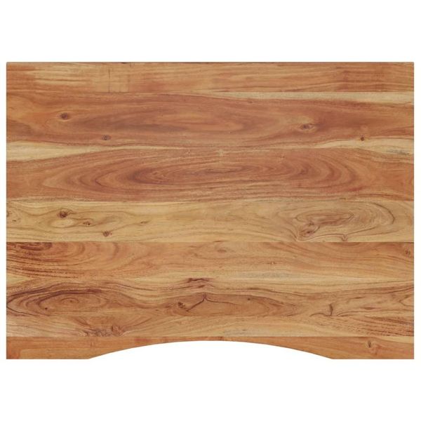 Syfax™ Piano Scrivania 100X80X2,5Cm Rettangolare Legno Massello Acacia-image