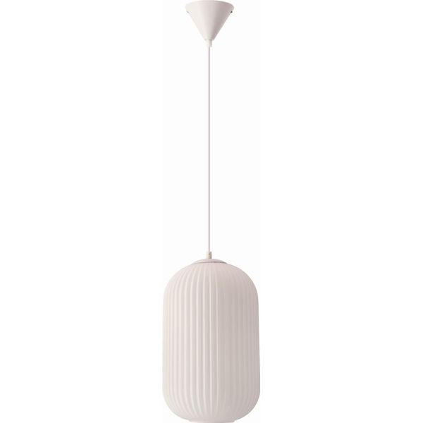 Illuminazione Moderna A Sospensione Cresto - 1Xe27, 40W, Bianco-image