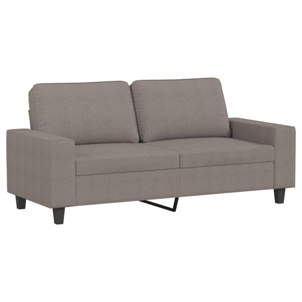 Syfax™ Divano A 2 Posti Tortora 140 Cm In Tessuto-image