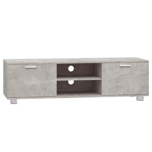 Syfax™ Mobile Per Tv Grigio Cemento 140X40,5X35 Cm Legno Multistrato-image