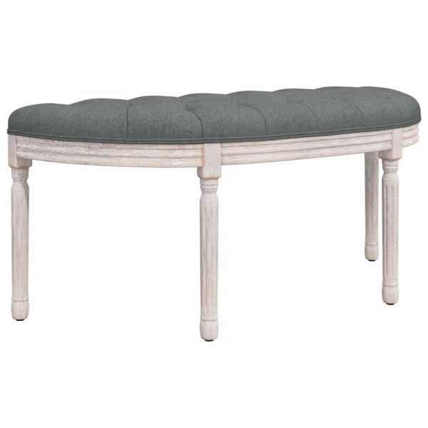 Syfax™ Panca Grigio Scuro 110,5X45X49 Cm In Tessuto-image