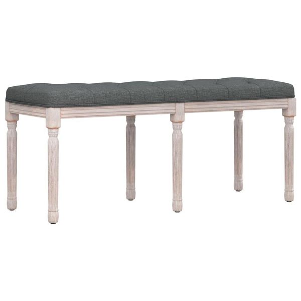 Syfax™ Panca Grigio Scuro 110X40X49 Cm In Tessuto-image