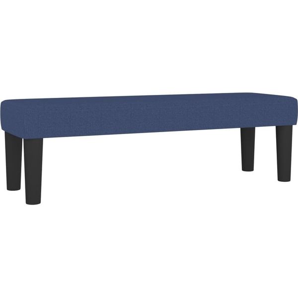 Syfax™ Panca Blu 100X30X30 Cm In Tessuto-image