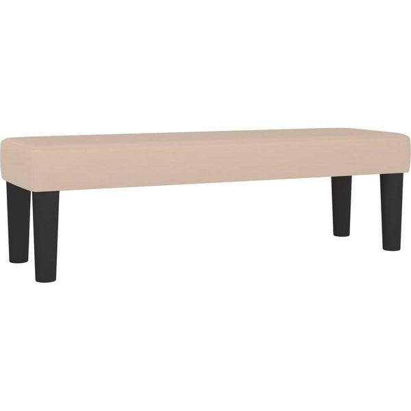 Syfax™ Panca Cappuccino 100X30X30 Cm In Pelle Finta-image