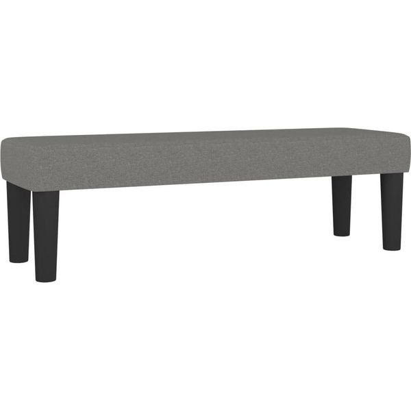 Syfax™ Panca Grigio Scuro 100X30X30 Cm In Tessuto-image