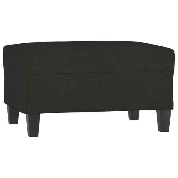 Syfax™ Poggiapiedi Nero 70X55X41 Cm In Tessuto-image