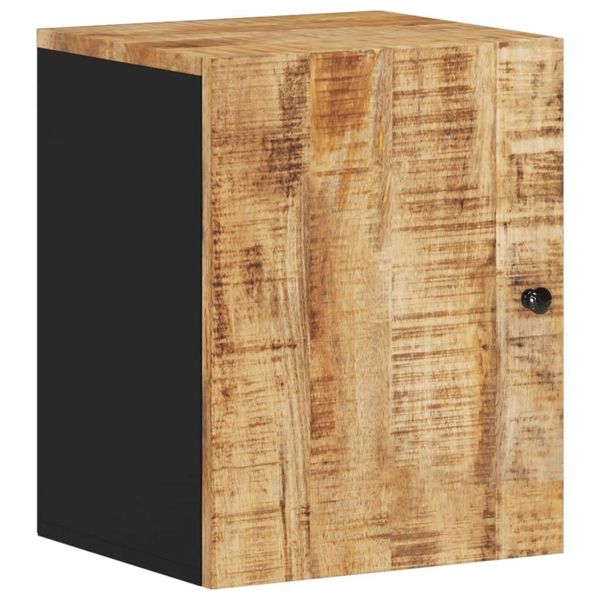 Syfax™ Mobile Da Bagno A Parete 38X33X48 Cm In Legno Massello Di Mango-image