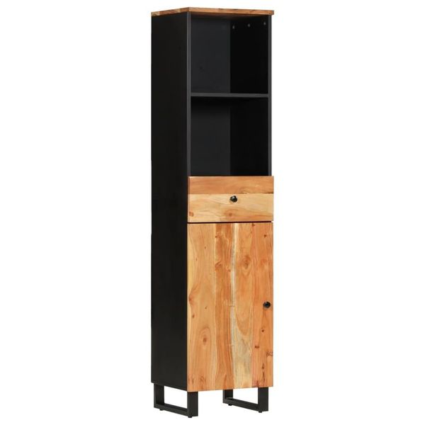 Syfax™ Mobile Da Bagno 38X33X160 Cm In Legno Massello Di Acacia-image