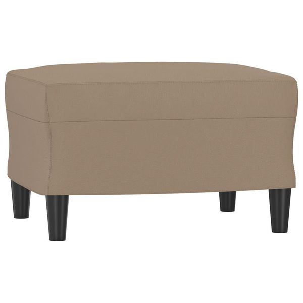 Syfax™ Poggiapiedi Cappuccino 60X50X41 Cm In Pelle Finta-image