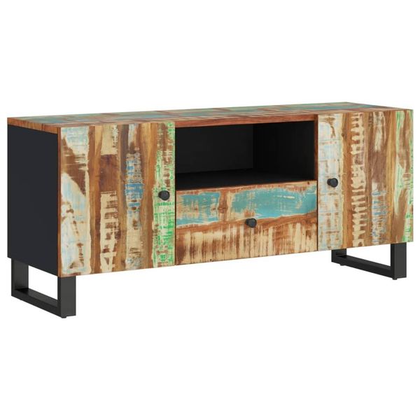 Syfax™ Mobile Tv 105X33,5X46Cm Legno Massello Recupero E Multistrato-image