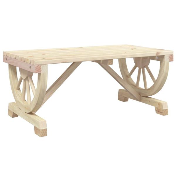 Syfax™ Tavolino Da Giardino 90X50X40 Cm In Legno Massello Di Abete-image