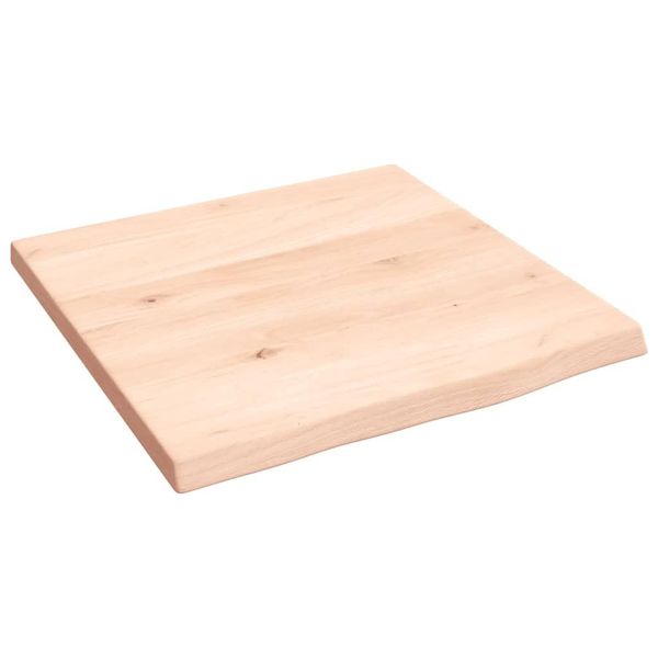 Syfax™ Ripiano A Parete 40X40X2 Cm Legno Massello Rovere Non Trattato-image