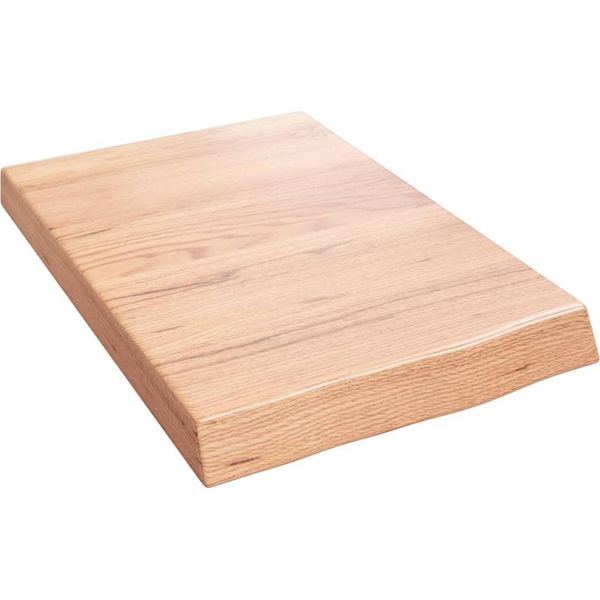Syfax™ Ripiano Muro Marrone 40X60X(2-6) Cm Massello Rovere Trattato-image