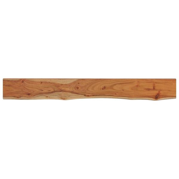 Syfax™ Mensola Muro 140X20X2,5Cm Rettangolare Legno Acacia Bordi Vivi-image