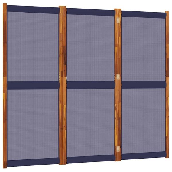 Syfax™ Divisorio A 3 Pannelli Blu Scuro 210X180 Cm-image