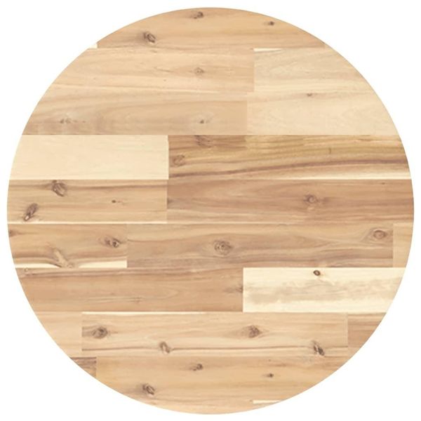 Syfax™ Piano Tavolo Rotondo Ø50X4 Cm In Legno Massello Di Acacia-image