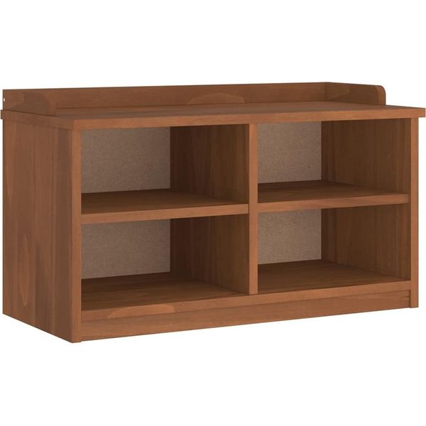 Syfax™ Panca Da Corridoio Sandnes 87X40X50 Cm Legno Massello Di Pino-image
