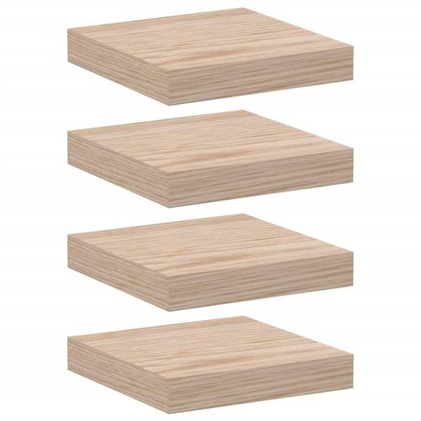 Syfax™ Mensola Pensili 4 Pz 23X23,5X4 Cm In Truciolato-image