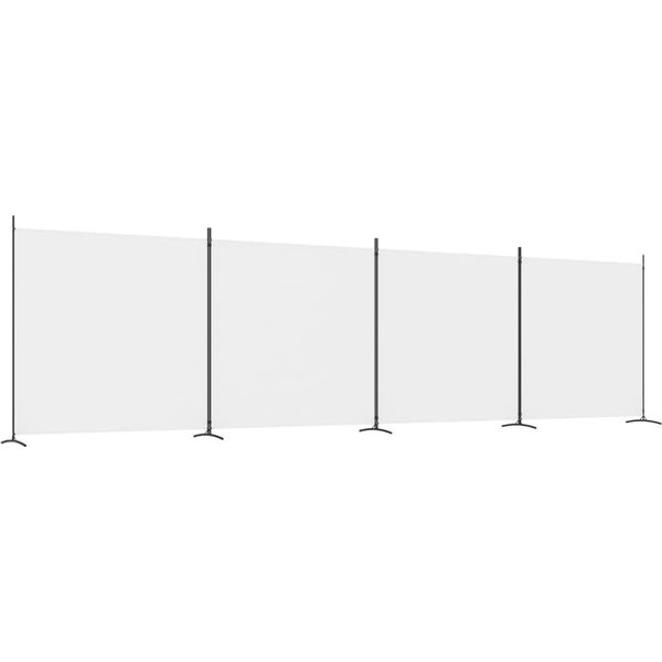Syfax™ Divisorio A 4 Pannelli Bianco 698X180 Cm Tessuto-image