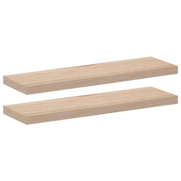Syfax™ Mensole Pensili 2 Pz 80X23,5X4 Cm In Truciolato-image