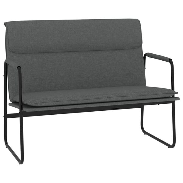 Syfax™ Panca Grigio Scuro 100X64X80 Cm In Tessuto-image
