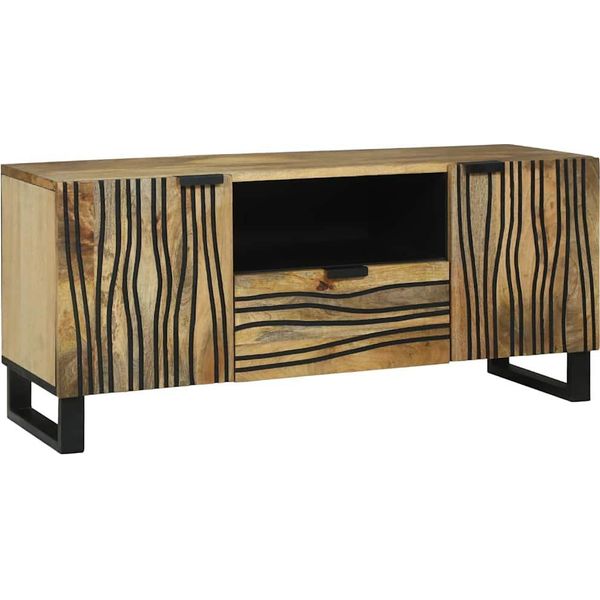 Syfax™ Unità Tv Marrone 105 X 33 X 46 Cm Legno Multistrato-image