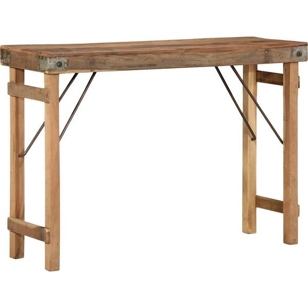 Syfax™ Tavolino Marrone 110 X 35 X 76 Cm Legno Recuperato Massello-image